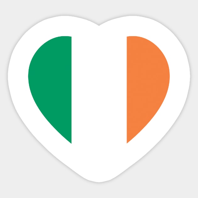 I Love Ireland! Sticker by ShirtAtlas